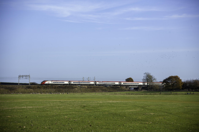 Обои картинки фото техника, поезда, рельсы, локомотив