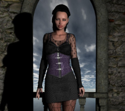 Картинка 3д+графика люди+ people взгляд девушка фон