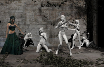 Картинка 3д+графика фантазия+ fantasy магия горгона