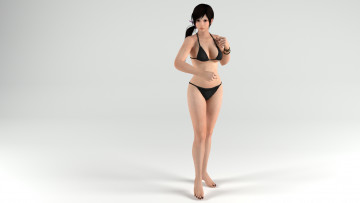 Картинка 3д+графика аниме+ anime девушка взгляд фон