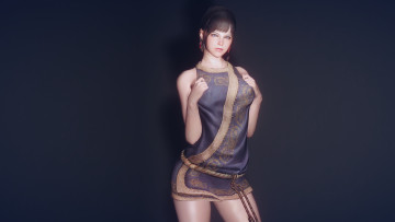 Картинка 3д+графика люди+ people девушка фон взгляд