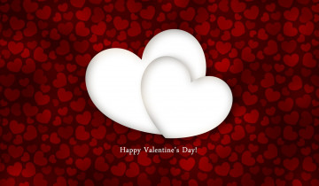 Картинка праздничные день+святого+валентина +сердечки +любовь сердечки