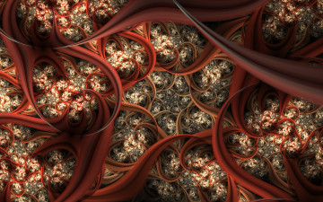 Картинка 3д+графика фракталы+ fractal узор цвета фон