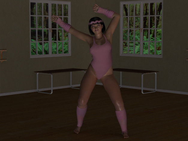 Обои картинки фото 3д графика, люди , people, девушка, взгляд, фон