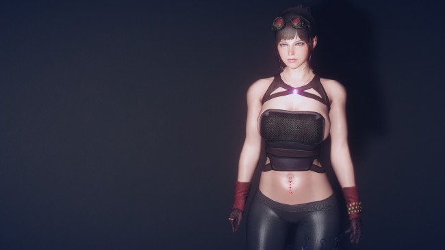 Обои картинки фото 3д графика, люди , people, фон, взгляд, девушка