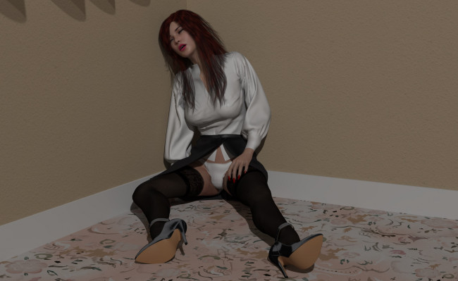 Обои картинки фото company retreat, 3д графика, фантазия , fantasy, фон, пол, девушка