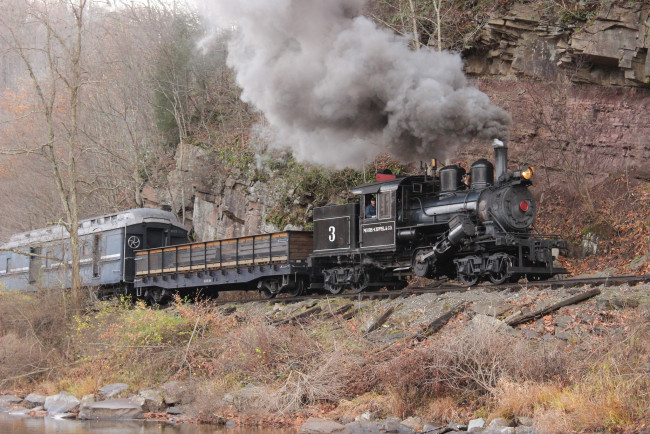 Обои картинки фото техника, паровозы, дорога, паровоз, железная