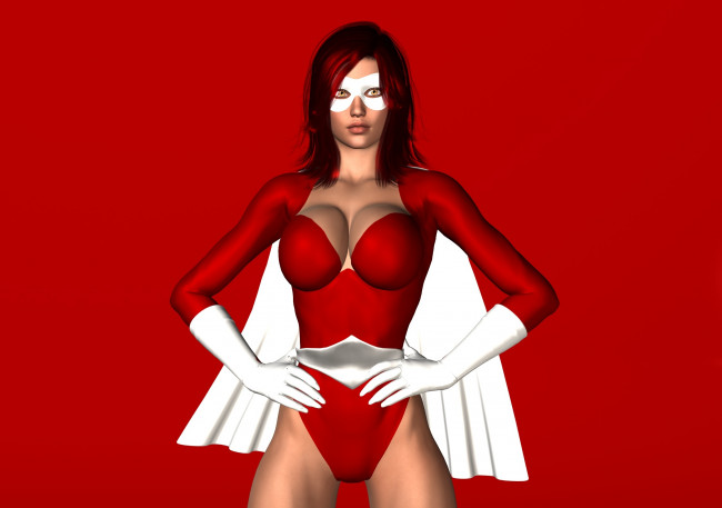 Обои картинки фото 3д графика, люди , people, девушка, взгляд, фон, грудь, маска