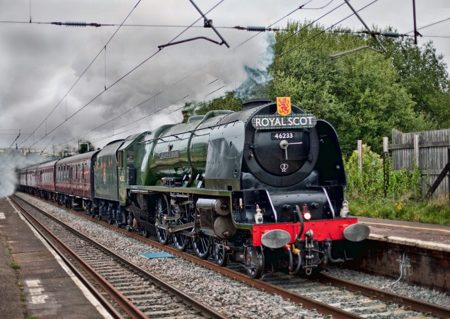 Обои картинки фото техника, паровозы, дорога, железная, паровоз