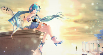 Картинка аниме vocaloid hatsune miku awakawayui