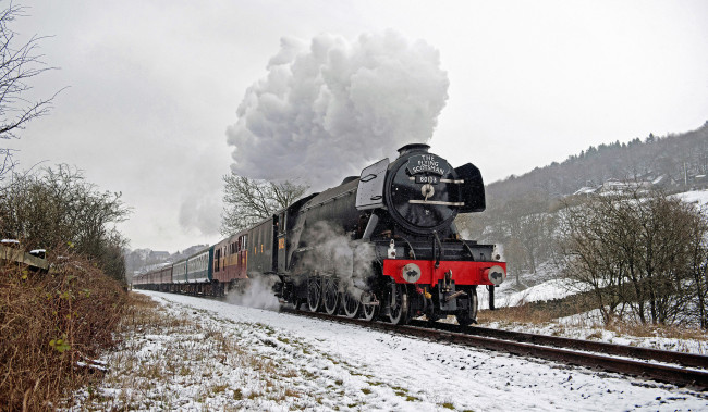 Обои картинки фото техника, паровозы, паровоз, рельсы