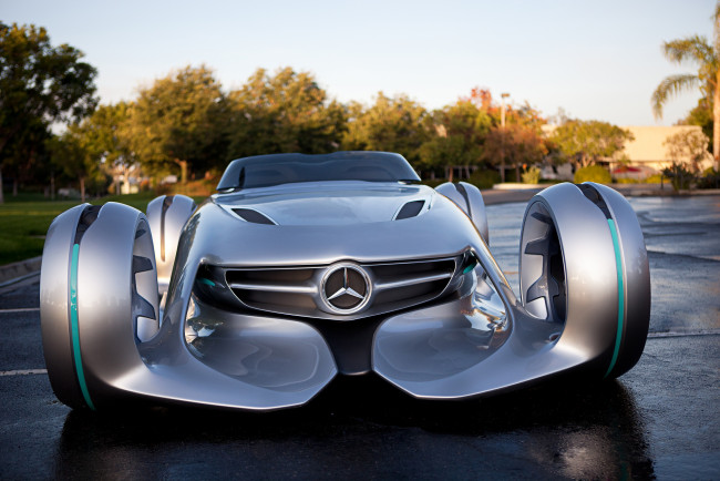 Обои картинки фото 2011 mercedes-benz silver arrow concept, автомобили, mercedes-benz, silver, arrow, concept, 2011