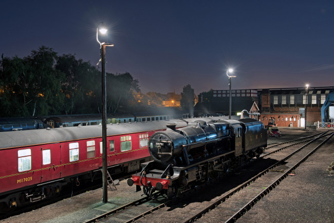 Обои картинки фото техника, паровозы, рельсы, паровоз