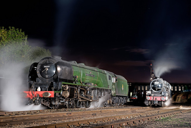 Обои картинки фото техника, паровозы, рельсы, паровоз