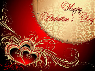 обоя праздничные, день святого валентина,  сердечки,  любовь, фон, сердечко