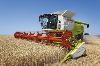 Картинка техника комбайны claas lexion