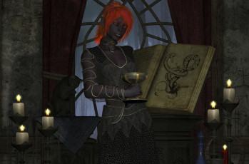 Картинка 3д+графика эльфы+ elves фон взгляд эльфийка