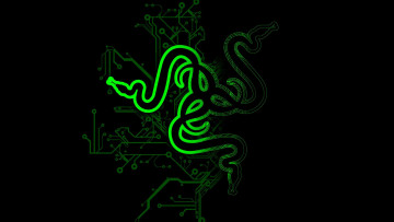 Картинка компьютеры razer фон логотип