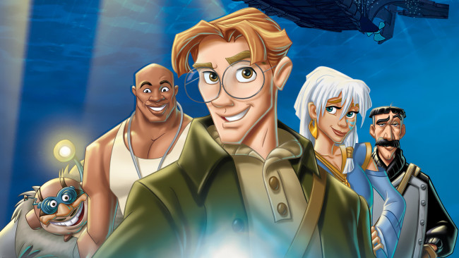Обои картинки фото atlantis,  the lost empire, мультфильмы, персонажи
