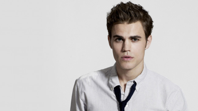 Обои картинки фото мужчины, paul wesley, галстук