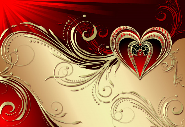 Обои картинки фото праздничные, день святого валентина,  сердечки,  любовь, сердечко, фон