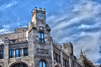 Картинка барселона города барселона+ испания часы