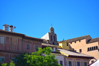 Картинка барселона города барселона+ испания окно дерево