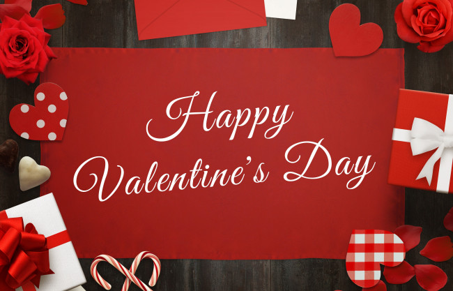 Обои картинки фото праздничные, день святого валентина,  сердечки,  любовь, фон, надпись