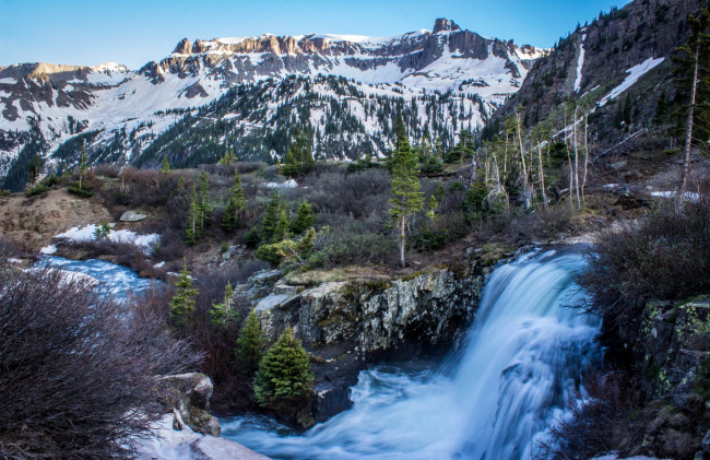 Обои картинки фото природа, водопады, простор