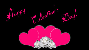 Картинка праздничные день+святого+валентина +сердечки +любовь розы сердечки