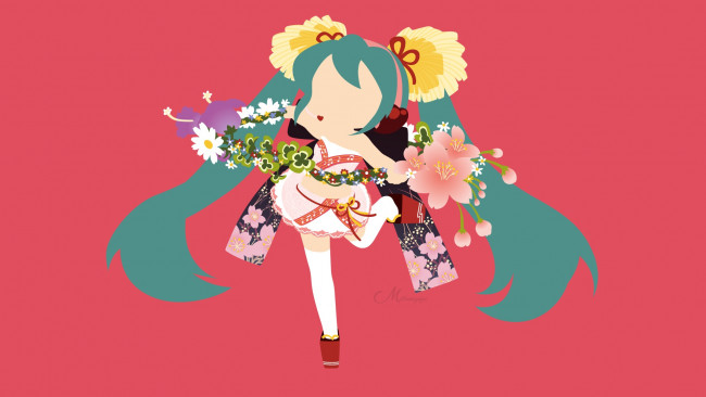 Обои картинки фото аниме, vocaloid