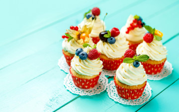 Картинка еда пирожные +кексы +печенье капкейки кексы