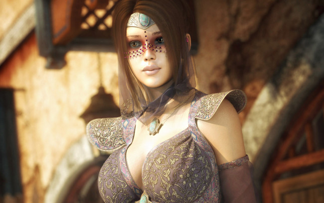 Обои картинки фото 3д графика, люди , people, красивая, девушка