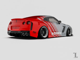 Картинка автомобили 3д nissan