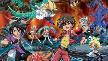 Картинка аниме bakugan+battle bakugan battle
