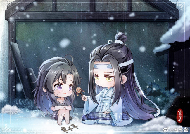 Обои картинки фото аниме, mo dao zu shi, вэй, усянь, лань, ванцзы