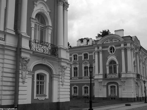 Обои картинки фото питер, смольный, монастырь, города, санкт, петербург, петергоф, россия