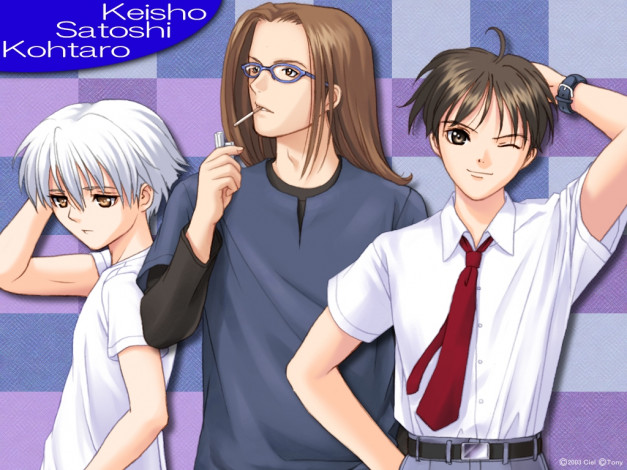 Обои картинки фото аниме, after, sweet, kiss