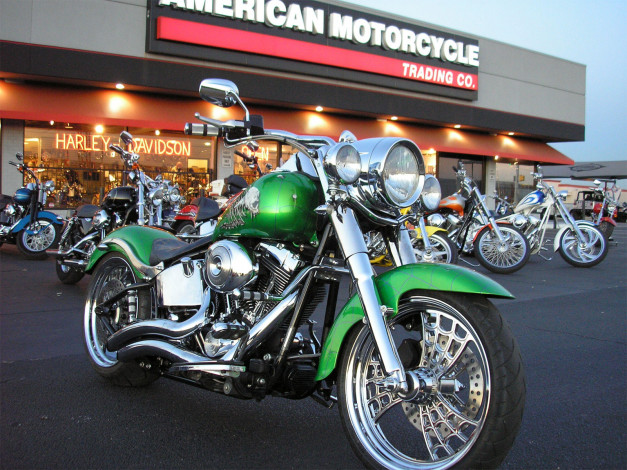 Обои картинки фото мотоциклы, harley, davidson