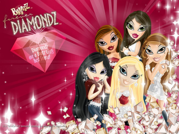 Обои картинки фото мультфильмы, bratz