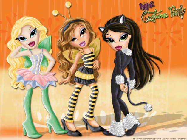 Обои картинки фото мультфильмы, bratz