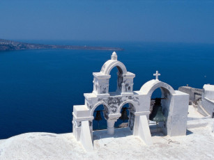 Картинка santorini greece города православные церкви монастыри
