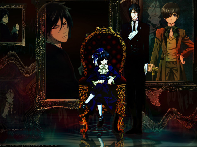 Обои картинки фото аниме, kuroshitsuji