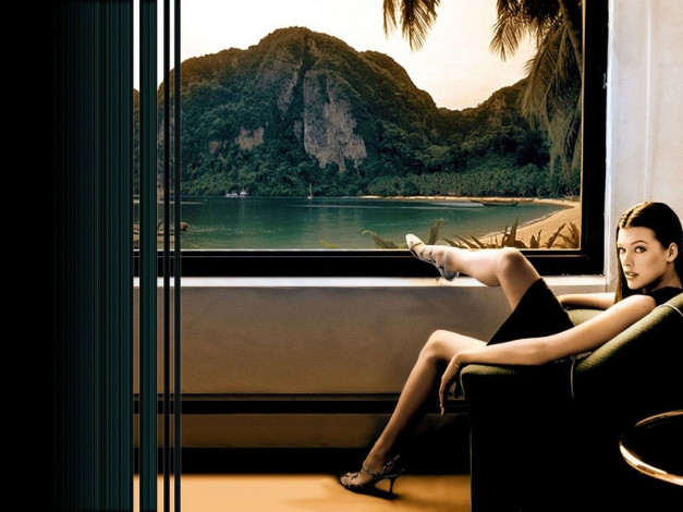 Обои картинки фото Milla Jovovich, девушки, , , милла, йовович