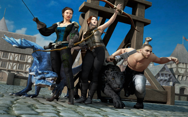 Обои картинки фото 3д, графика