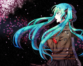Картинка vocaloid аниме hatsune miku