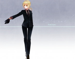 Картинка аниме fate zero saber fatezero
