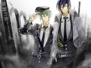 Картинка аниме togainu no chi akira shiki