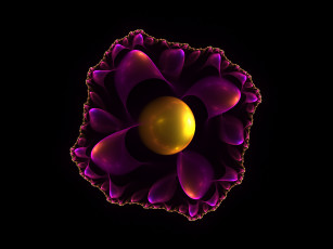 Картинка 3д графика fractal фракталы фон цвета