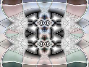 Картинка 3д графика fractal фракталы узор фон